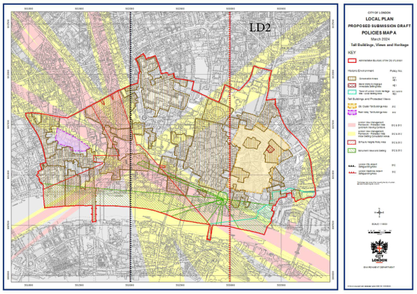 2040 年城市规划政策地图 - 伦敦市